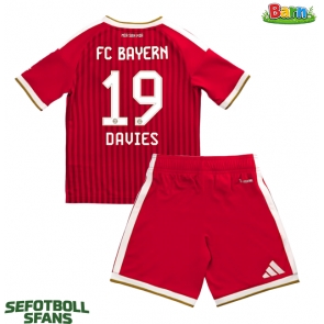Bayern Munich Alphonso Davies #19 Hemmaställ Barn 2026-27 Kortärmad (+ Korta byxor)
